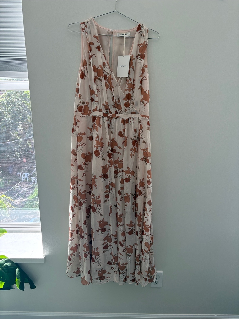 Everlane Silk Georgette Maxi Dress NWT